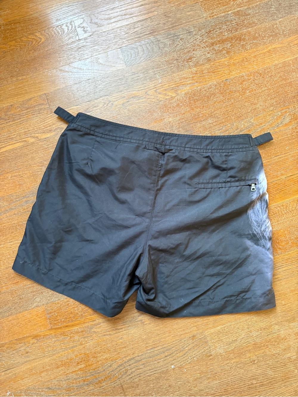 Orlebar Brown Black Swim Shorts with Dog Face Print - Picture 5 of 8